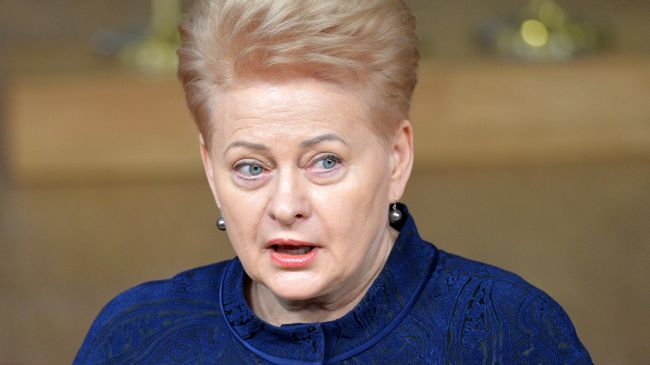 Президент Литвы Даля Грибаускайте