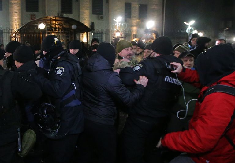 Акция у посольства РФ в Киеве. 26.11.18