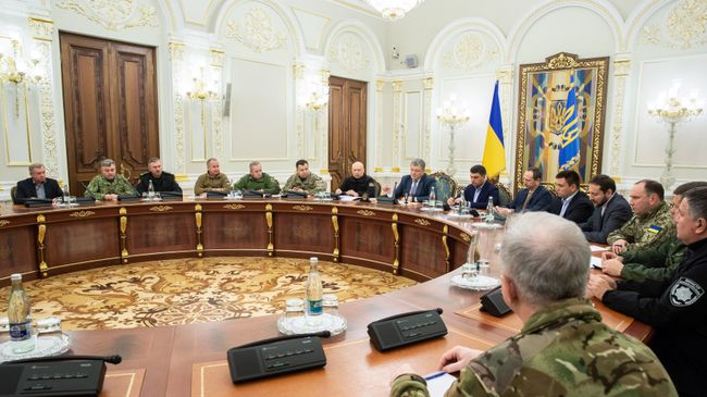Заседание СНБО в Киеве Заседание СНБО в Киеве