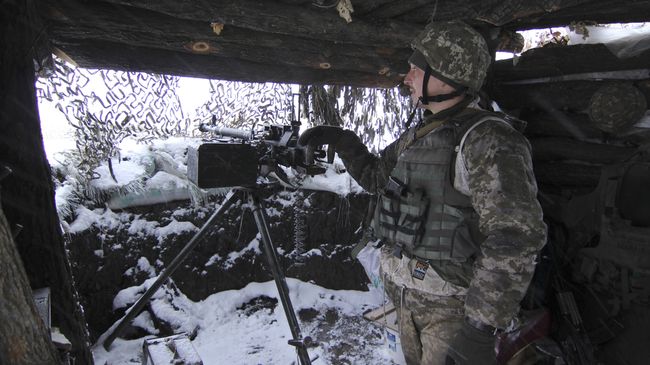 Военнослужащий ВСУ на востоке Украины. 26 ноября 2018 Военнослужащий ВСУ на востоке Украины. 26 ноября 2018