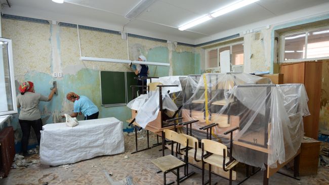 Ремонт в школе