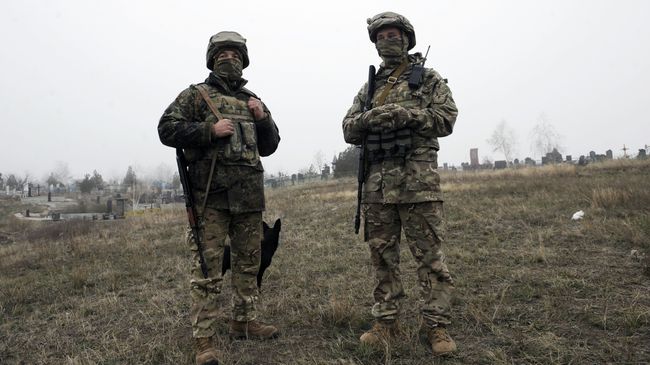 Украинские военнослужащие. Архивное фото