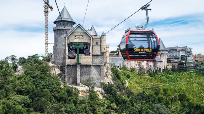 Канатная дорога в Дананге, Вьетнам