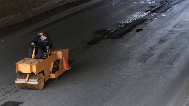 Ремонт дорог в Омске
