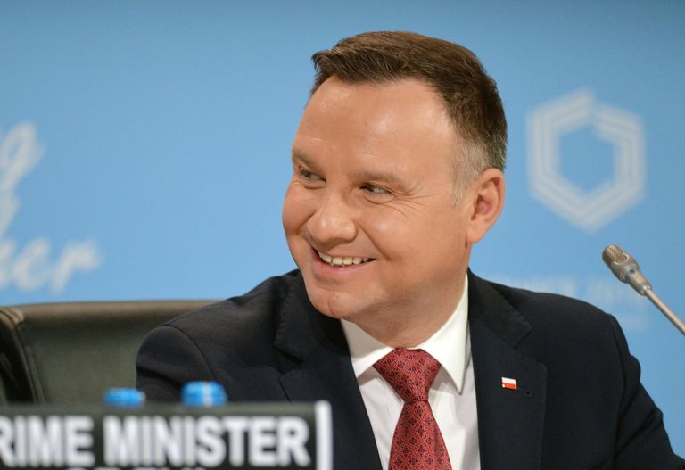 Президент Польши Анджей Дуда выступает на открытии 24-й конференции ООН по изменению климата (СОР24) в Катовице. 3 декабря 2018 Президент Польши Анджей Дуда выступает на открытии 24-й конференции ООН по изменению климата (СОР24) в Катовице. 3 декабря 2018