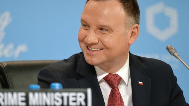 Президент Польши Анджей Дуда выступает на открытии 24-й конференции ООН по изменению климата (СОР24) в Катовице. 3 декабря 2018
