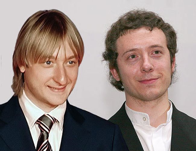 Евгений Плющенко и Егор Симачев