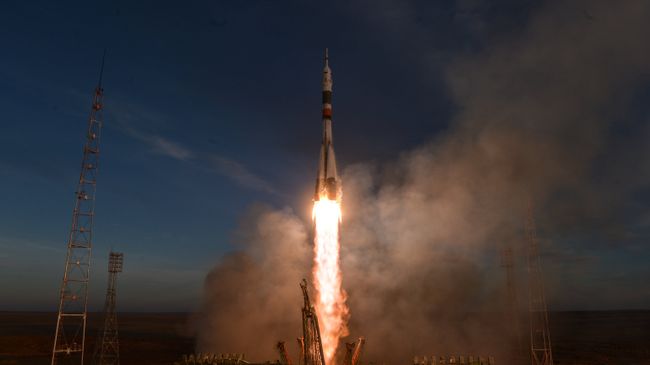 Старт ракеты-носителя