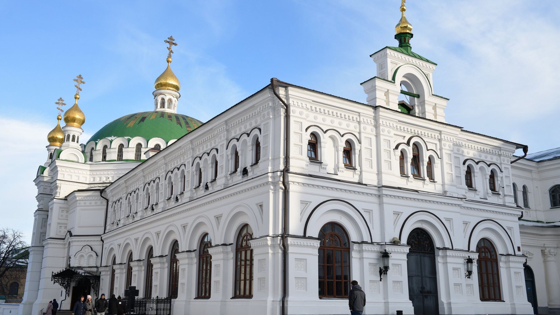 Трапезный храм Киево-Печерской лавры в Киеве Трапезный храм Киево-Печерской лавры в Киеве - РИА Новости, 1920, 17.03.2023