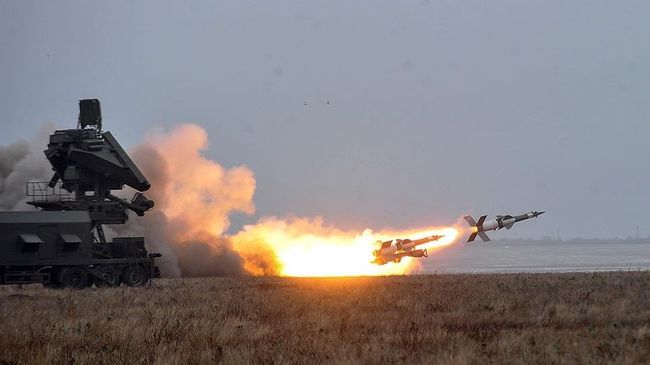 Испытание ракетного комплекса С-125. Архивное фото
