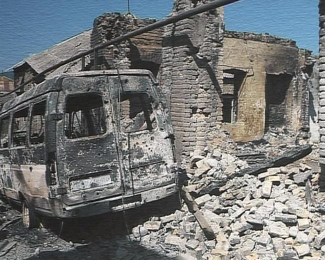Цхинвали после августовских событий 2008 года