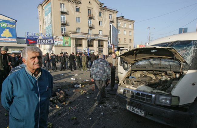 Теракт в маршрутном такси во Владикавказе Теракт в маршрутном такси во Владикавказе
