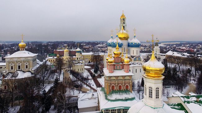 Троице-Сергиева лавра в городе Сергиевом Посаде Московской области
