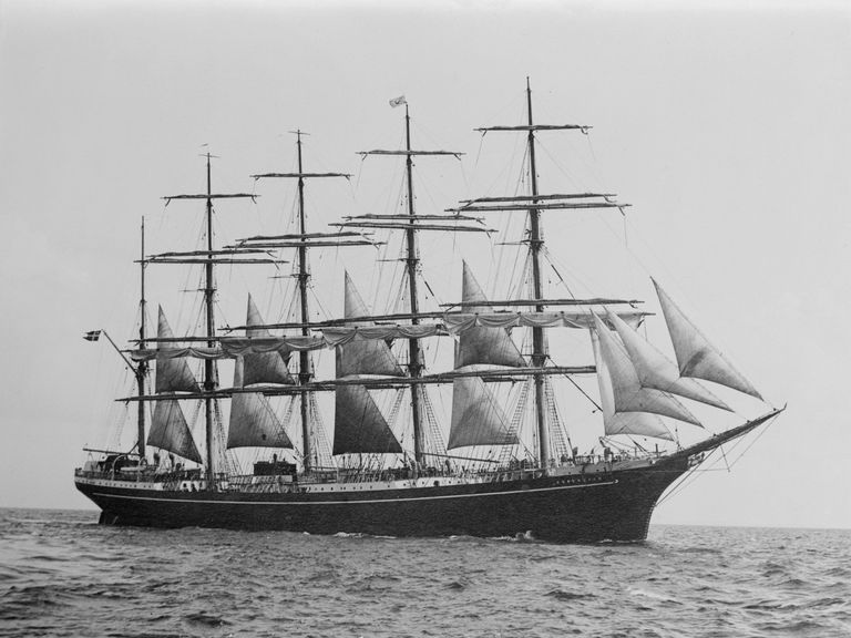 Датский барк Копенгаген, 1921 год Датский барк Копенгаген, 1921 год