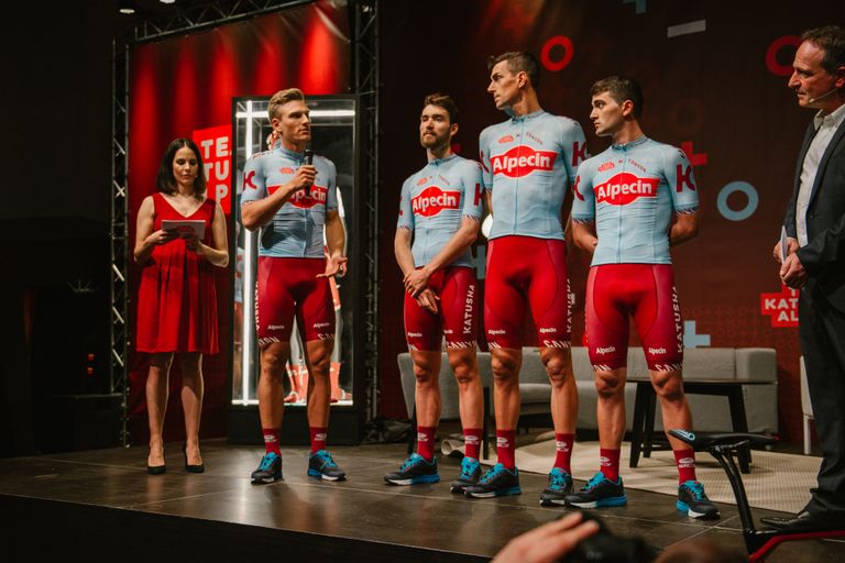Гонщики велокоманды Katusha-Alpecin