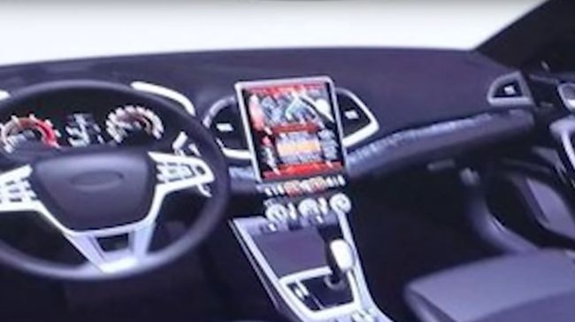 Рендер нового интерьера Lada Vesta Рендер нового интерьера Lada Vesta
