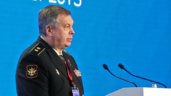 Первый заместитель начальника Главного управления Генерального штаба ВС РФ, вице-адмирал Игорь Костюков Первый заместитель начальника Главного управления Генерального штаба ВС РФ, вице-адмирал Игорь Костюков