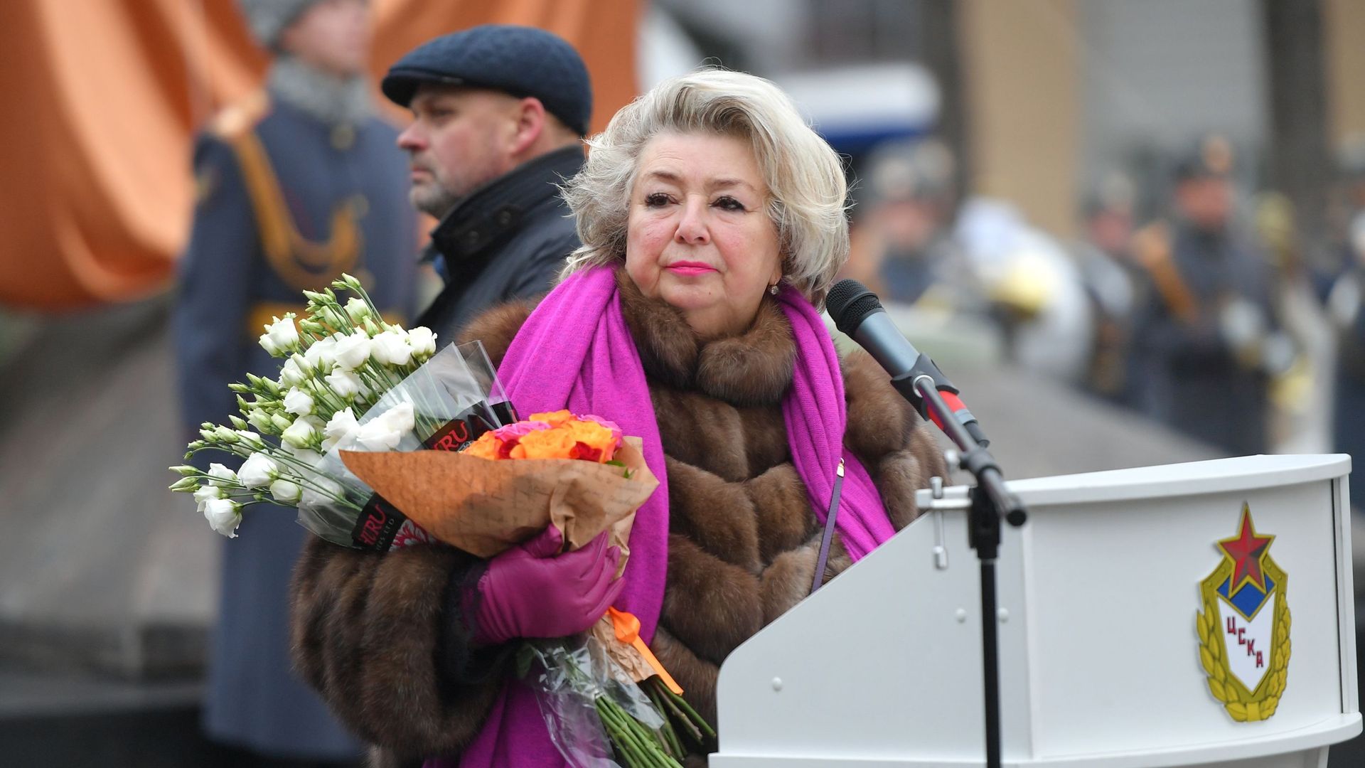 Татьяна Тарасова на открытии памятника заслуженному тренеру СССР Анатолию Тарасову - РИА Новости, 1920, 22.09.2023