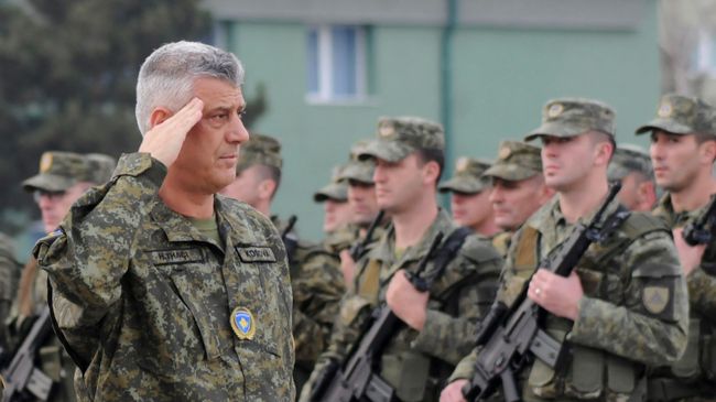 Президент Косово Хашим Тачи и Силы безопасности Косово Президент Косово Хашим Тачи и Силы безопасности Косово