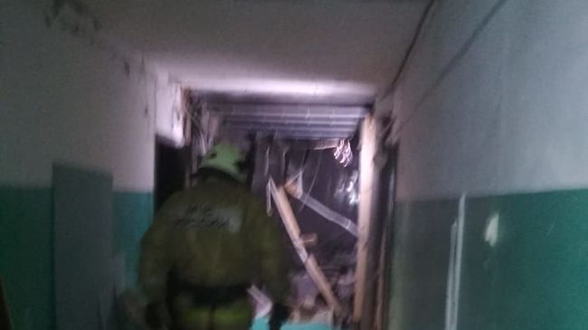 На месте взрыва бытового газа в Вологде. 16 декабря 2018 На месте взрыва бытового газа в Вологде. 16 декабря 2018