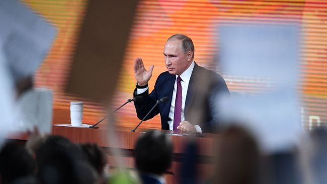 Ежегодная большая пресс-конференция президента РФ Владимира Путина Ежегодная большая пресс-конференция президента РФ Владимира Путина