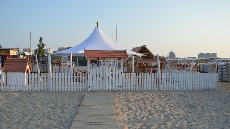 Центральный пляж в Анапе Центральный пляж в Анапе