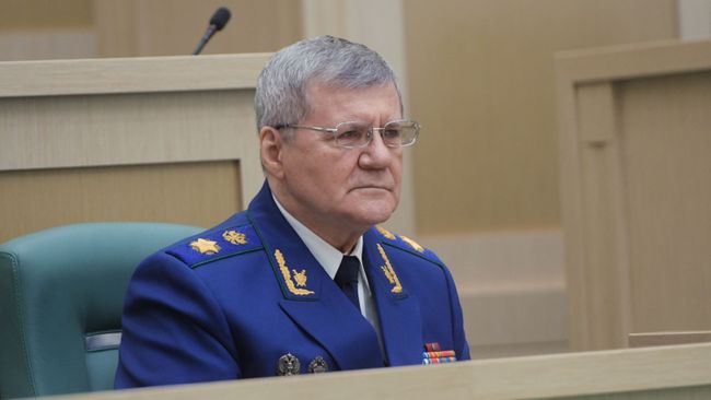 Генеральный прокурор РФ Юрий Чайка на итоговом заседании Совета Федерации РФ в рамках осенней сессии