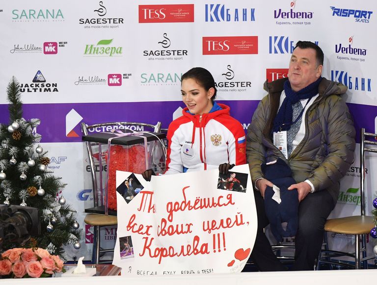 Евгения Медведева и Брайан Орсер Евгения Медведева и Брайан Орсер