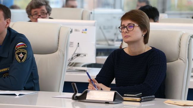 Руководитель Всероссийского центра мониторинга и прогнозирования чрезвычайных ситуаций Анастасия Козлова Руководитель Всероссийского центра мониторинга и прогнозирования чрезвычайных ситуаций Анастасия Козлова