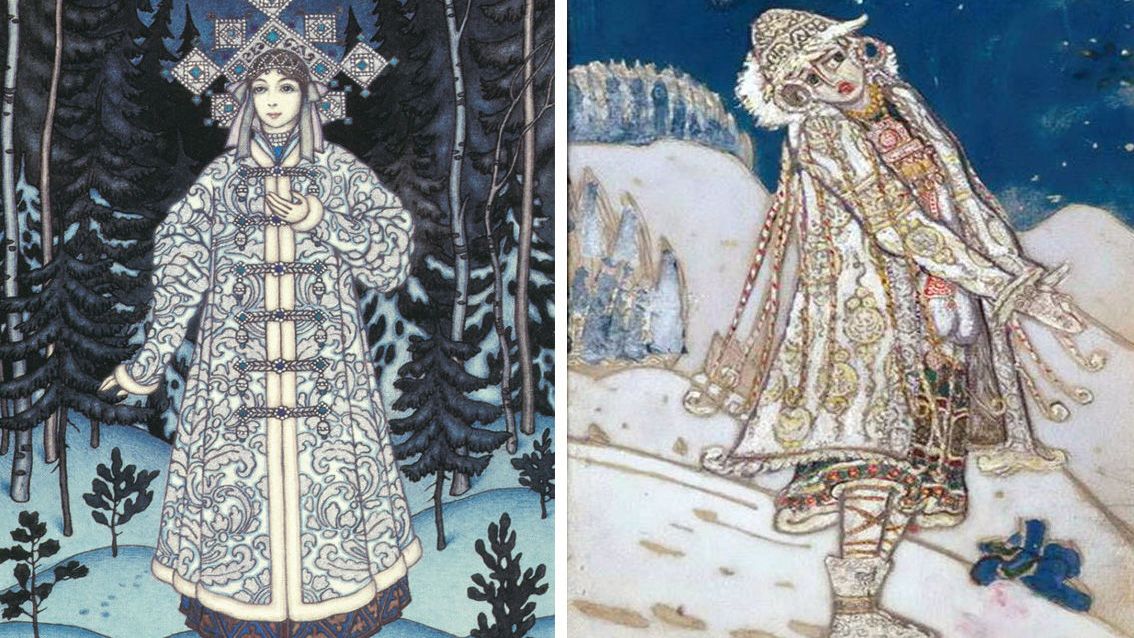 Борис Зворыкин, иллюстрация к сказке Снегурочка \\ Николай Рерих эскиз костюма к опере Н.А. Римского-Корсакова «Снегурочка» 1920 Борис Зворыкин, иллюстрация к сказке Снегурочка \\ Николай Рерих эскиз костюма к опере Н.А. Римского-Корсакова «Снегурочка» 1920 - РИА Новости, 1920, 04.09.2020