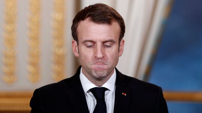 Президент Франции Эммануэль Макрон
