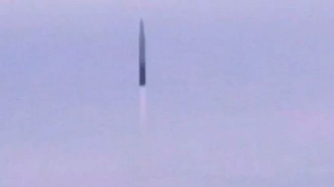 Запуск гиперзвуковой ракеты