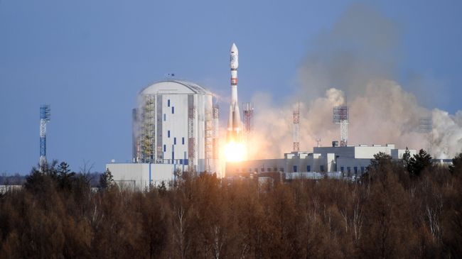 Пуск ракеты Союз-2.1а с космодрома Восточный Пуск ракеты Союз-2.1а с космодрома Восточный