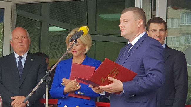 Церемония открытия перинатального центра в Тамбове
