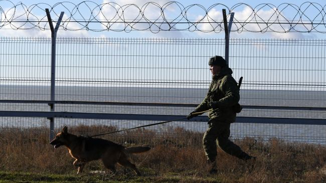 Граница с Украиной в Крыму Граница с Украиной в Крыму