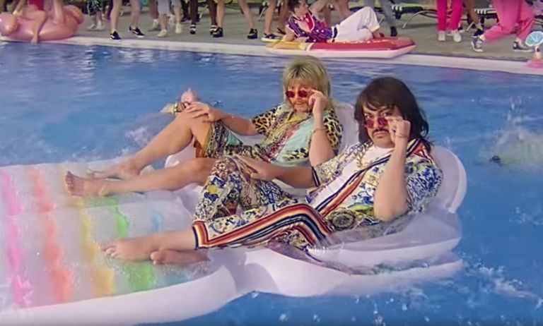 Кадр из клипа Филиппа Киркорова и Николая Баскова Ibiza