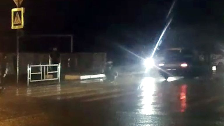 Скриншот видео с места ДТП на Кубани Скриншот видео с места ДТП на Кубани