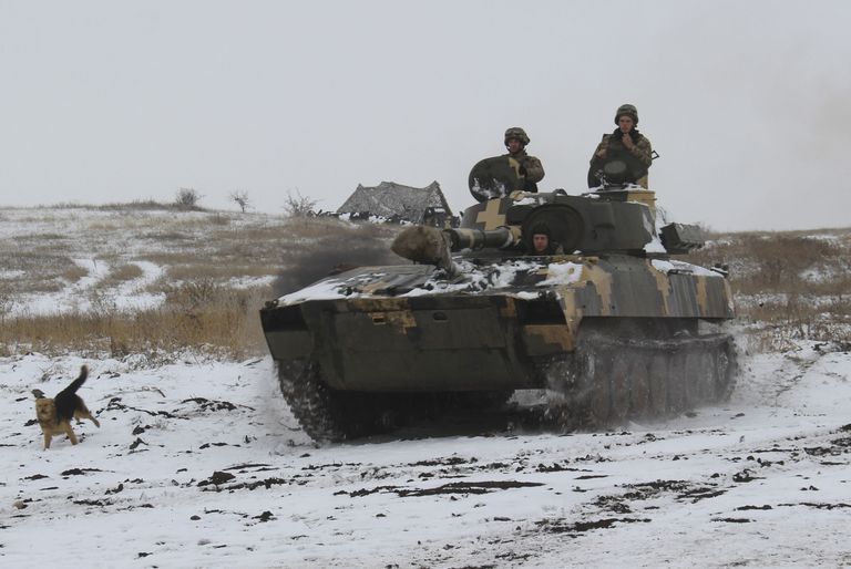 Солдаты украинской армии на востоке Украины. 26 ноября 2018 года Солдаты украинской армии на востоке Украины. 26 ноября 2018 года