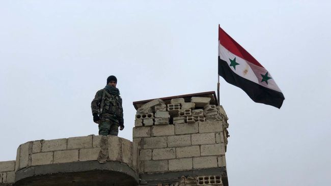 Армия Сирии закрепилась вдоль западной границы района Манбидж Армия Сирии закрепилась вдоль западной границы района Манбидж
