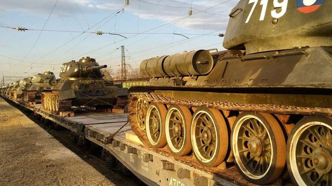 Танки Т-34, переданные России министерством обороны Лаосской Народно-Демократической Республики Танки Т-34, переданные России министерством обороны Лаосской Народно-Демократической Республики
