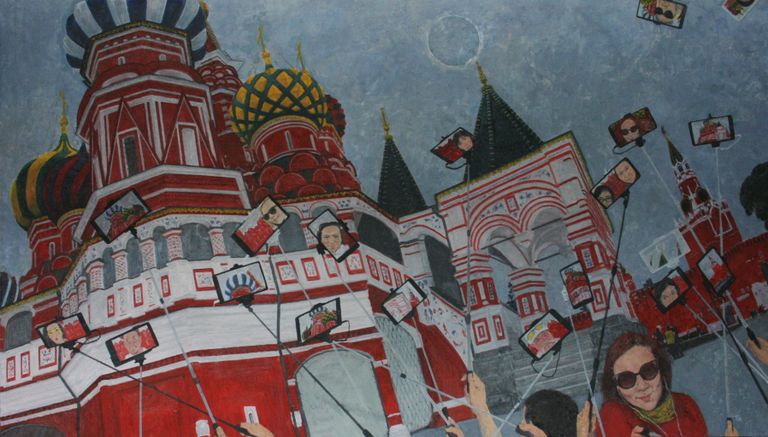 Полковниченко А.К. В сердце нашей Родины х.м., 112х197, 2018г.