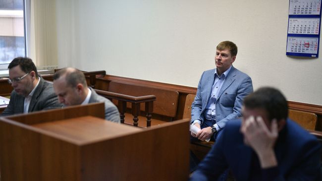 Глава Федерации бобслея России Александр Зубков в Московском городском суде. 11 января 2019