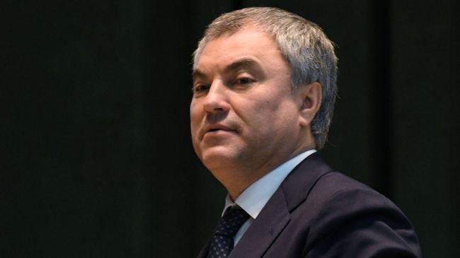 Председатель Государственной Думы РФ Вячеслав Володин