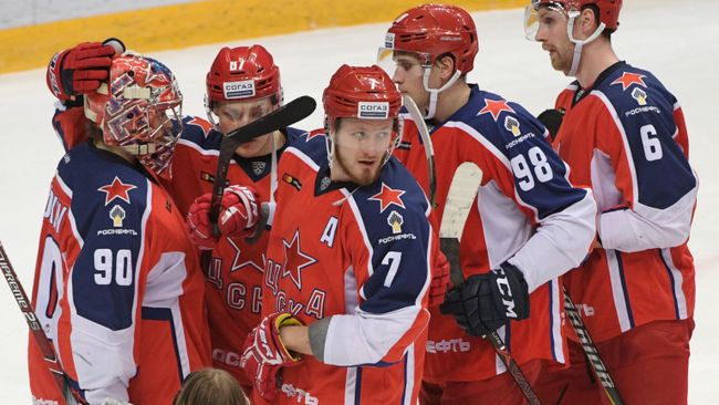 Хоккеисты ЦСКА