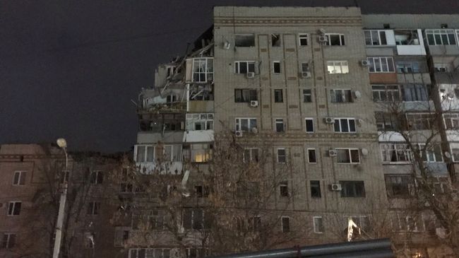 На месте взрыва бытового газа в городе Шахты Ростовской области