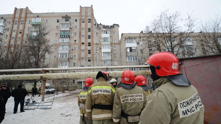 Взрыв газа в городе Шахты Взрыв газа в городе Шахты