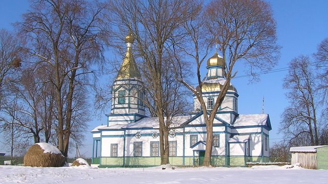 Свято-Николаевский храм в селе Ворсовка Житомирской области Украины Свято-Николаевский храм в селе Ворсовка Житомирской области Украины