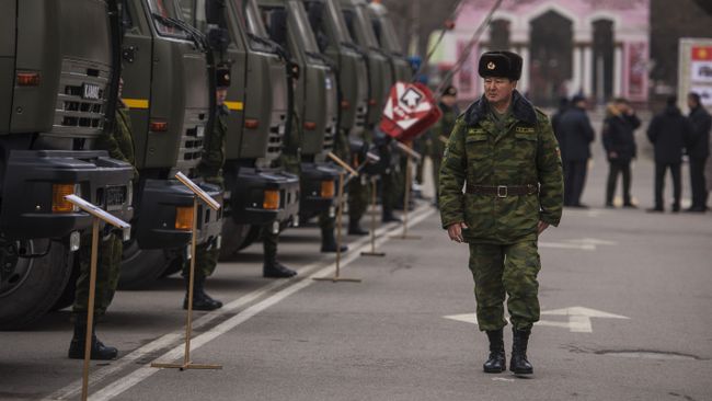 Церемония передачи российской военной техники Киргизской Республике в Бишкеке. 15 января 2018 Церемония передачи российской военной техники Киргизской Республике в Бишкеке. 15 января 2018