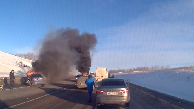 Кадры с места ДТП в Воронежской области Кадры с места ДТП в Воронежской области