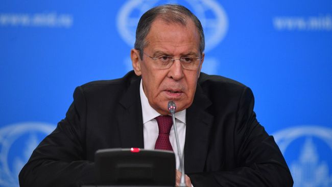 Министр иностранных дел РФ Сергей Лавров на пресс-конференции в Москве Министр иностранных дел РФ Сергей Лавров на пресс-конференции в Москве